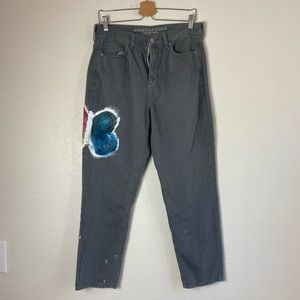 American Eagle gray color jeans size 10